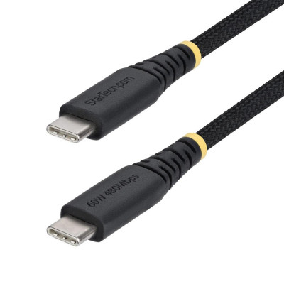 Cable usb tipo c startech 2m - macho - macho - negro trenzado