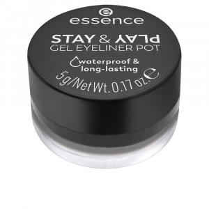 STAY & PLAY eyeliner gel en tarro #01-Black 5 gr