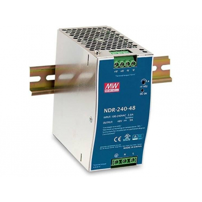 D-Link DIS N240-48 - Fuente de alimentación (montable en carril DIN) - 240 vatios - para DIS 100G-5PSW