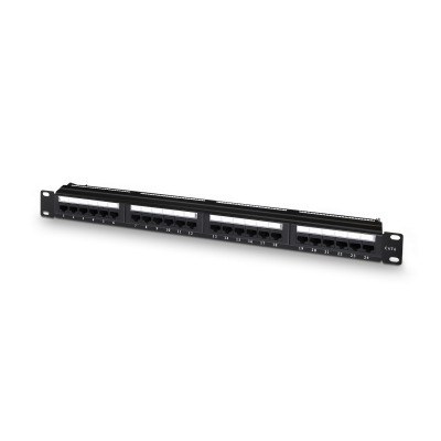 AISENS - PANEL DE PARCHEO DE 24 PUERTOS RJ45 CAT.6 UTP, 19 1U DUAL ID