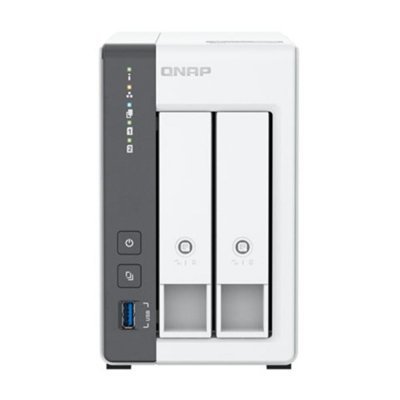 Servidor nas qnap k - ts - 216g+2xmn10ada800s 2 bahias 4gb gigabit ethernet