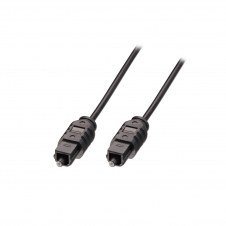 Lindy 35210 cable de audio 0,5 m TosLink Negro
