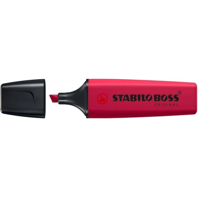 Stabilo Boss Naturecolors Wildflower Edition Marcador Fluorescente - Trazo entre 2 y 5mm - Tinta con Base de Agua - Color Rojo Borgoña