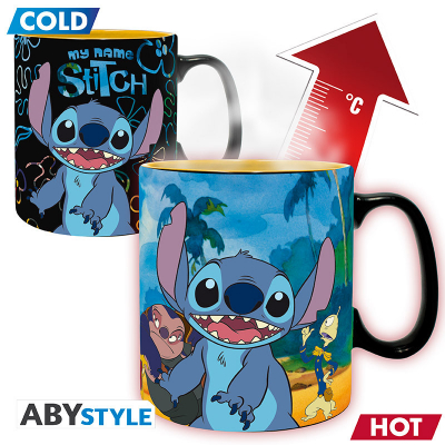 Taza termocolora abystyle lilo & stitch
