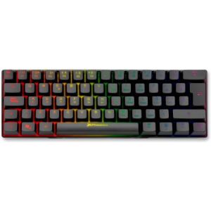 Teclado Phoenix MIRAGE RGB MECANICO GAMING negro