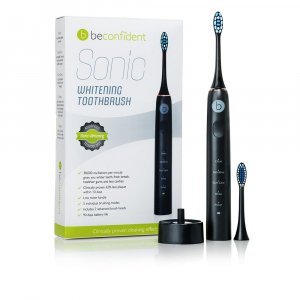 Cepillo de dientes eléctrico blanqueador SONIC #negro/oro rosa 1 u