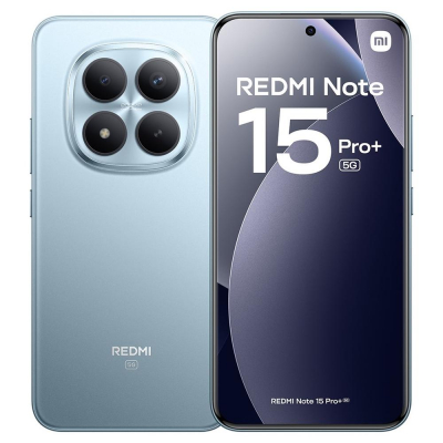 Telefono movil smartphone xiaomi redmi note 15 pro+ 5g - 8gb - 256gb - 6.8 pulgadas - azul