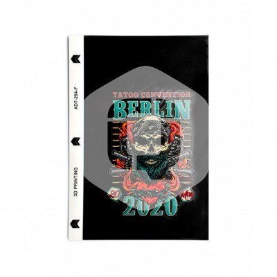 Lamina trasera de personalizacion qcharx calaveras 2