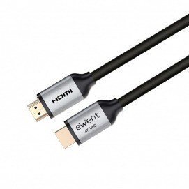 Cable HDMI Ewent, V2.0, 4K, Ethernet, 1.8 metros