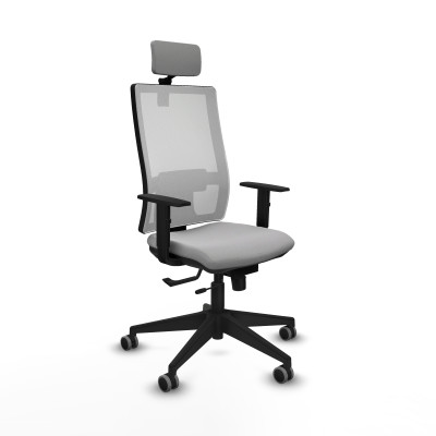 Horna traslack malla blanca bali gris claro brazos 1D base piramidal cabecero 2D ruedas 65mm engomadas