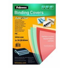 Fellowes 5376001 cubierta A4 PVC Transparente 100 pieza(s)