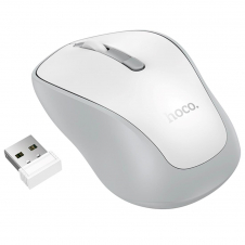 Ratón Hoco GM41 Bluetooth y 2.4G Blanco