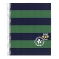 Cuaderno A4 DCK College Rojo 160 H.