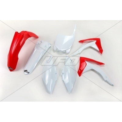 UFO Plastic Kit OEM Color Red/White Honda CRF250R/450R HOKIT116@999