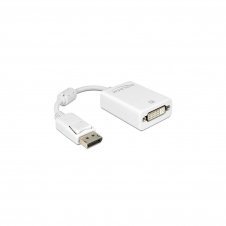 ADAPTADOR DISPLAYPORT M A DVI H 0.12MT DELOCK BLANCO 61765