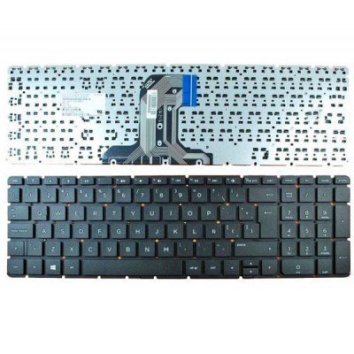 Teclado compatible para portátil HP Pavilion 15-ba / 15-ac / 250 g4 / 255 g4 / 15-af / Negro / Sin marco