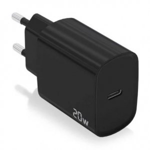 Aisens Cargador USB-C PD3.0 1xUSB-C 20W Negro