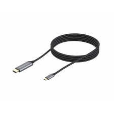 Conceptronic ABBY10G adaptador de cable de v?deo 2 m USB Tipo C HDMI Gris