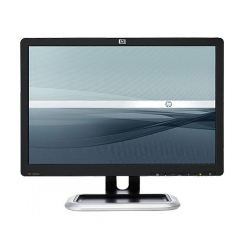 Monitor Reacondicionado LCD HP L1908W 19 Panorámico / VGA / Plata-Negro / Incluye cables Vga