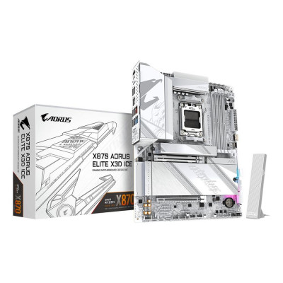 Placa base gigabyte x870 aorus elite x3d ice atx am5 - 4x ddr5 - 2x sata3
