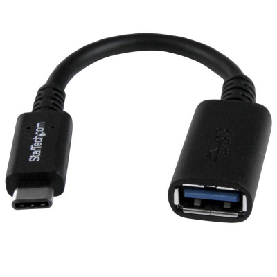 Cable usb tipo c a usb tipo a startech 0.15m - macho - hembra - negro