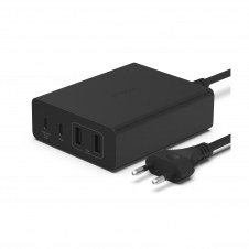 Belkin WCH010vfBK Portátil, Smartphone, Reloj inteligente, Tableta Negro Corriente alterna Carga rápida Interior