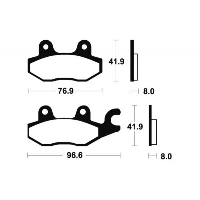 TECNIUM Sintered Metal Brake Pads - MTR138 MTR138