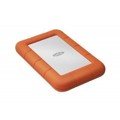 Rugged Mini disco duro externo 1 TB Naranja, Plata