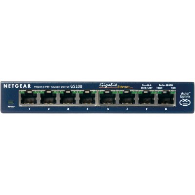 GS108GE switch No administrado Gigabit Ethernet (10/100/1000) Azul