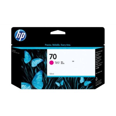 HP 70 original Ink cartridge C9453A magenta standard capacity 130ml 1-pack with Vivera Ink cartridge