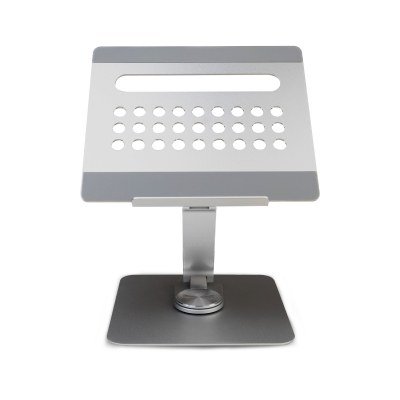 Ewent EW1269 Soporte de Escritorio de Aluminio Multipuerto 7 en 1 con Rotación 360°