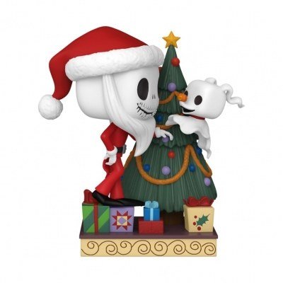 Funko pop deluxe the nightmare before christmas 30th jack & zero con arbol de navidad 72382