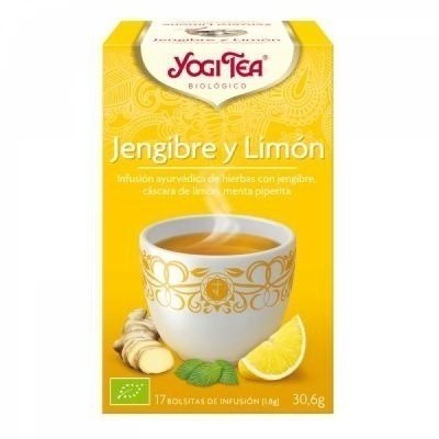 Yogi Tea Jengibre y Limon 17 Bolsitas
