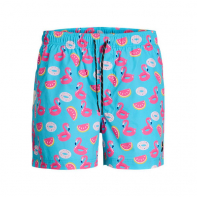 Bañador JACK & JONES JPSTMAUI JJSWIM NOVELTY AOP AKM SN 12272809 Azul Azul