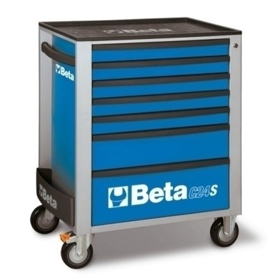 BETA C24S/7 Mobile Roller Cab 7 Drawers Blue 024002076