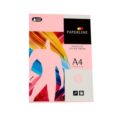 FABRISA Paq.500h papel color 80g A4 rosa claro
