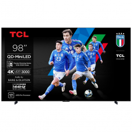 Televisión Mini LED TCL 98C7K, 98 pulgadas, 4K Ultra HD, 144Hz, QD-MINILED, QLED, OLED, Google TV, HDR10+, Bang & Olufsen, Bixby, Alexa, Quantum...