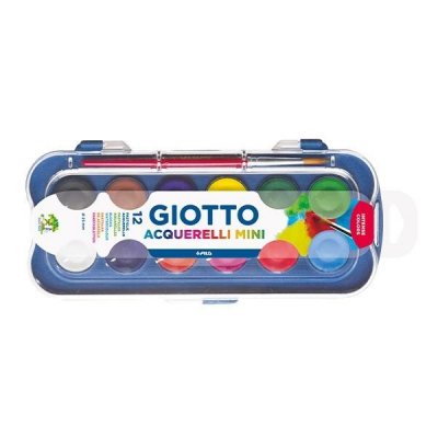 GIOTTO C.24 ACUARELAS MINI 23MM + PINCEL