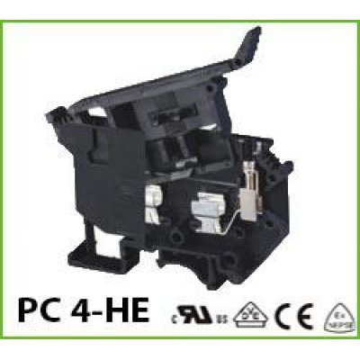 PortaFusible 5x20 para Carril DIN 6,3Amp 800Vac