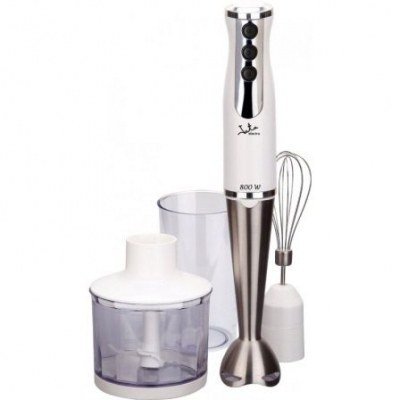 BATIDORA JATA BT190 - 800W - DOBLE CUCHILLA ACERO INOX - 3*PULSADORES - 4*VELOCIDADES - PIE ACERO INOX DESMONTABLE - INCLUYE VASO MEDIDOR 600ML