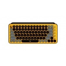 TECLADO LOGITECH POP KEYS MECANICO INALAM BT BLAST YELLOW