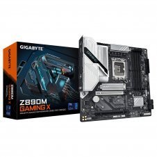 GIGABYTE Placa base Z890M GAMING X - Compatible con procesadores Intel Core Ultra (Serie 2), 8+1+2 fases VRM, hasta 8800MHz DDR5 (OC), 1xPCIe 5.0 + 2x