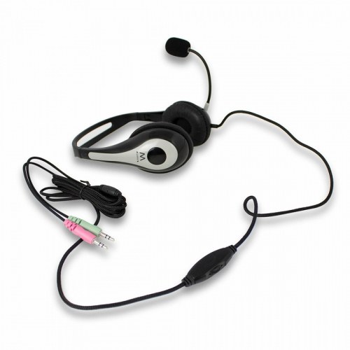 EWENT EW3562 Auriculares + Microfono Stereo negro