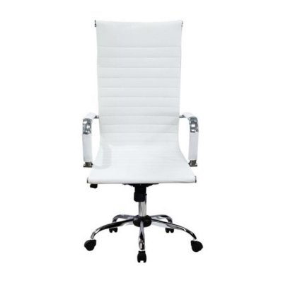 Silla de oficina equip 651017 blanca ergonomica respaldo alto