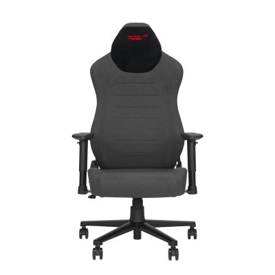 SL201C ROG Aethon Fabric Edition Silla para videojuegos universal Asiento acolchado tapizado Gris