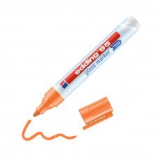 Edding 95 Glass marcador 1 pieza(s) Punta redonda Naranja
