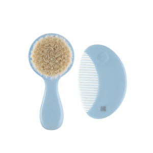 Peine y cepillo con cerdas naturales Stripy Friends
