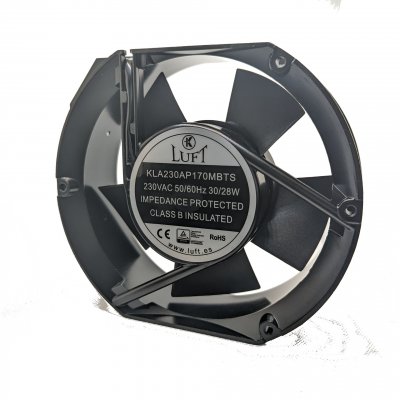 VENTILADOR 230Vac 170x150x51mm 30W 2 Terminales BOLAS Luft