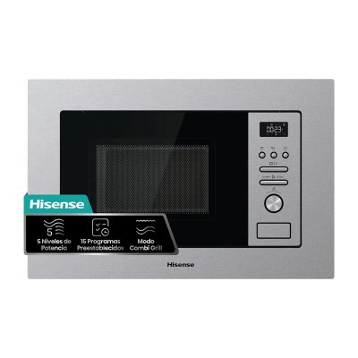 MICROONDAS INT. HISENSE BIM320G41X 20L C/GRILL 15F.HIDRO INOX