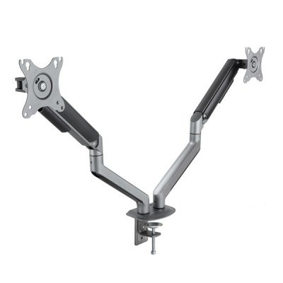 Soporte para 2 Monitores TooQ DB4132TNR-G/ hasta 9kg